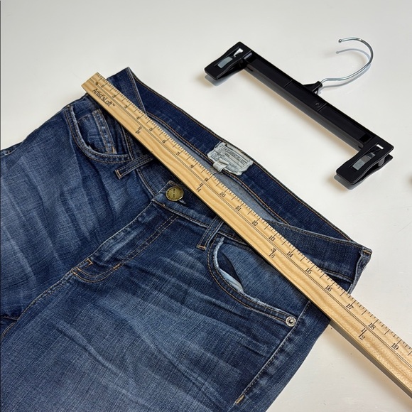 Current/Elliott Blue Boot Cut Women's Jeans Size 31 Mid Blue - Picture 6 of 8